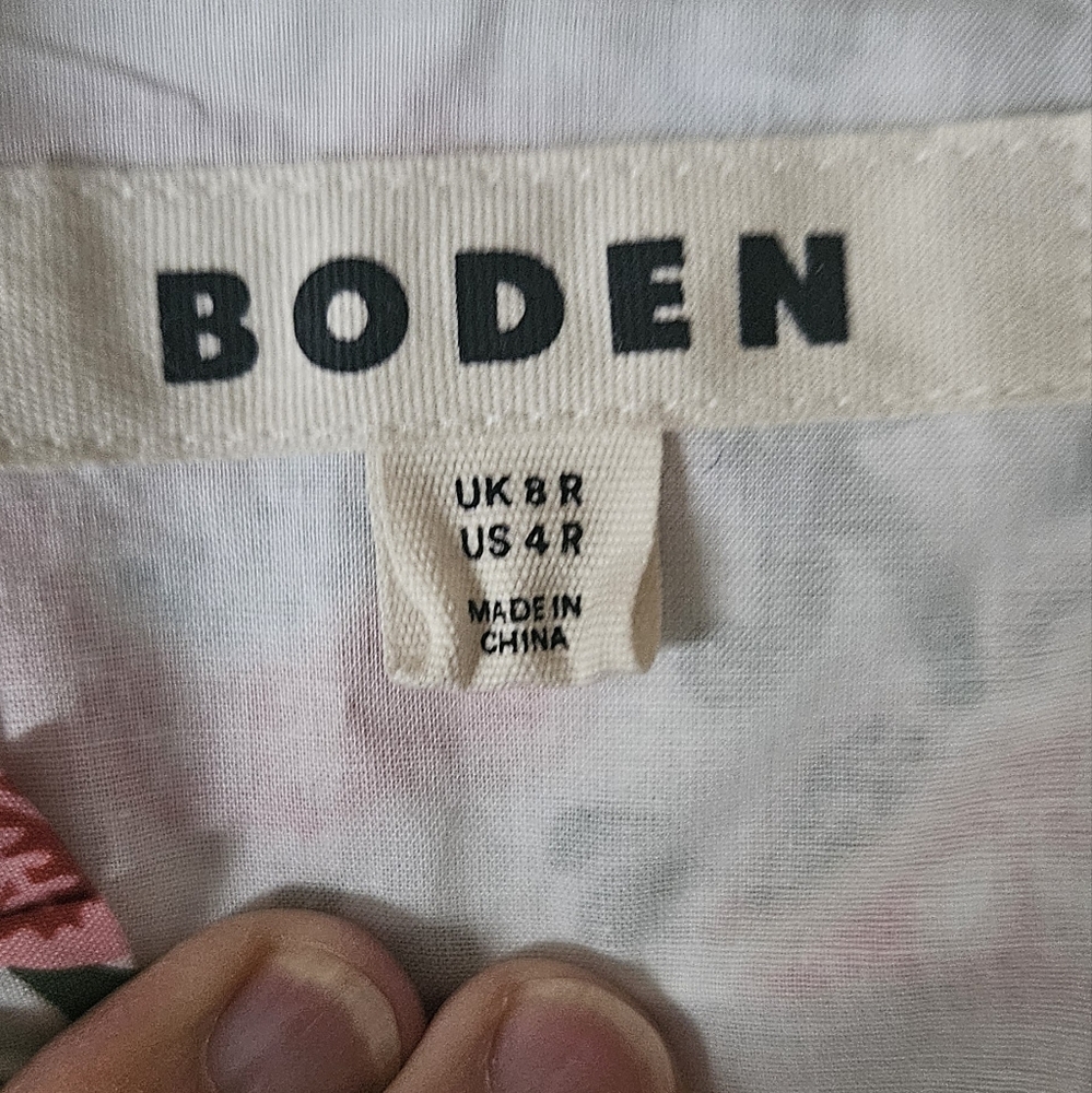Wren Tiered Midi Dress In Ivory Garden Vine - Picture 9 of 9